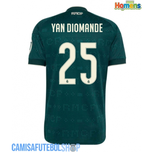 Camisa de time de futebol Real Madrid Yan Diomande #25 Replicas 2º Equipamento 2026-27 Manga Curta